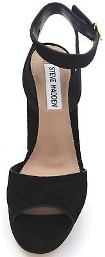 Steve madden madeline black 2025 suede