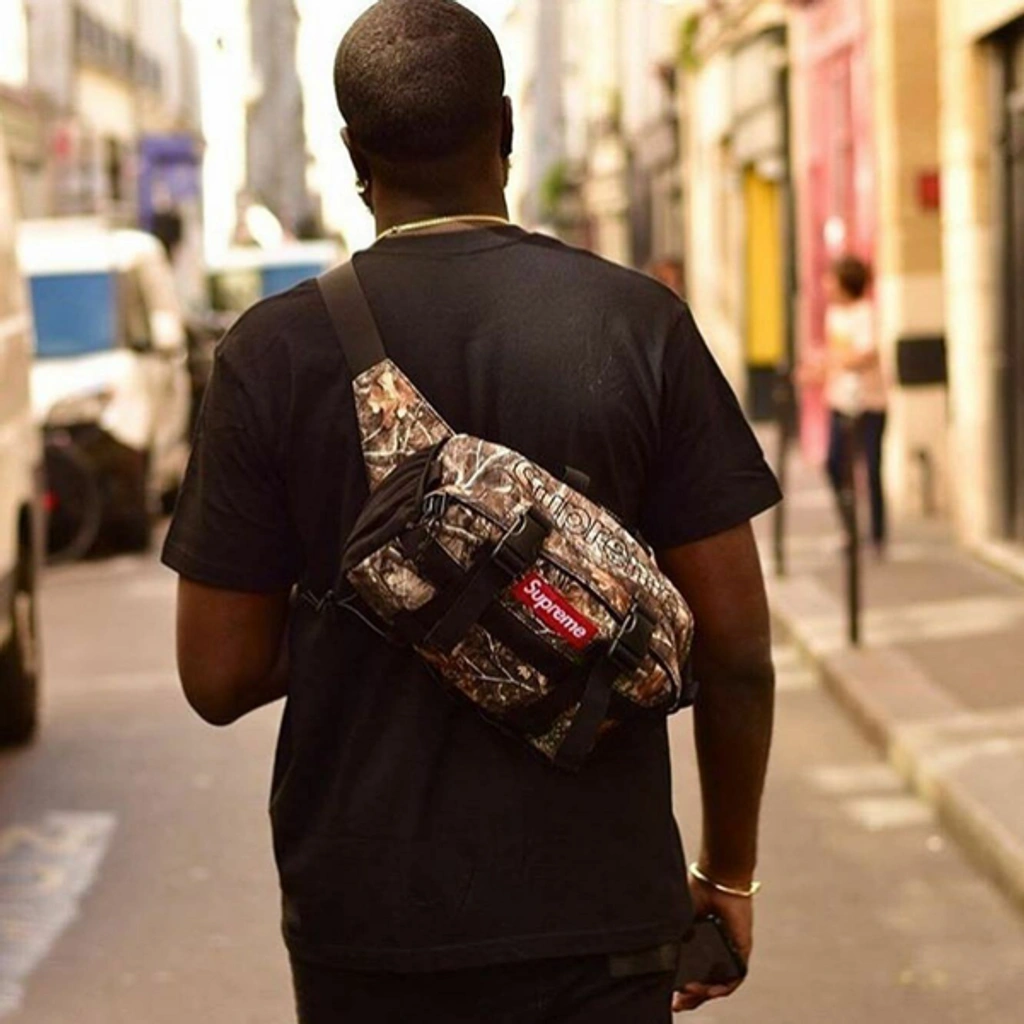 Pre-owned Supreme Waistbag Fw19 Real Tree | One Size | Bag