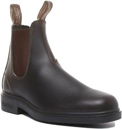 Spanien indlogering Settlers Pre-owned Blundstone 62 Mens Leather Work Chelsea Boots In Stout Brown Uk  Size 7 - 12 | ModeSens