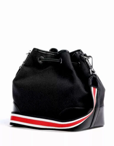 Pre-owned Moschino Love  - Logo Bucket Across Body Bag - Women - [brand New] - Black❌£250