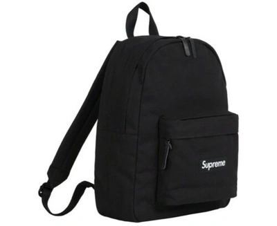 Pre-owned Supreme Canvas Backpack Black