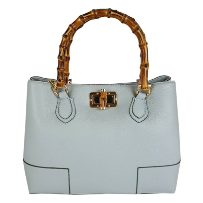 Handbag With Handles Genuine Italian Leather Handmade in 