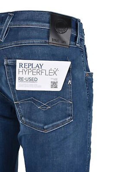 Pre-owned Replay Hyperflex Slim Fit Jean Light Denim