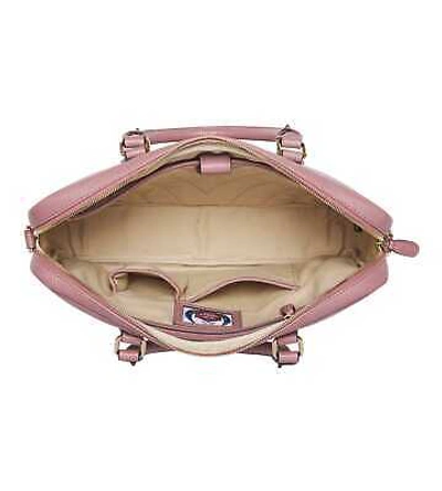 Pre-owned Osprey London The Adaline Leather Laptop Bag - Pink Leather Laptop  Bags | ModeSens