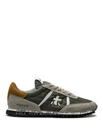 Pre-owned Premiata Men's Shoes Trainers  Sean 5728 Green