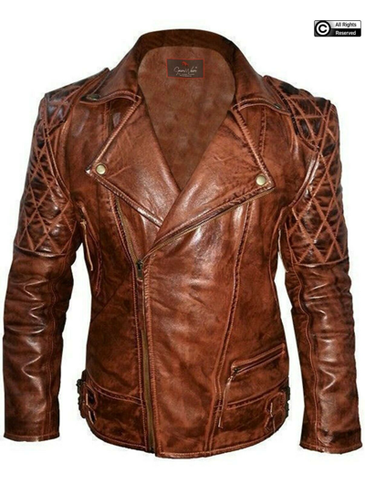 Gearswears Men's Green Leather Jacket - Classic Style, Genuine Leather  Jacket