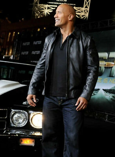 Pre-owned Goldensleather Genuine Leather Celebrity Black Leather Jacket For Men