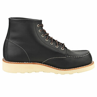Pre-owned Red Wing Shoes Red Wing 6-inch Classic Womens Black Classic Boots - 5 Uk