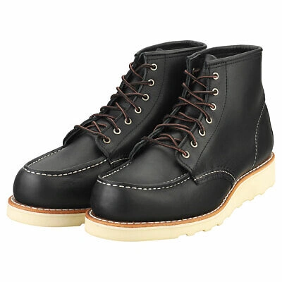 Pre-owned Red Wing Shoes Red Wing 6-inch Classic Womens Black Classic Boots - 5 Uk