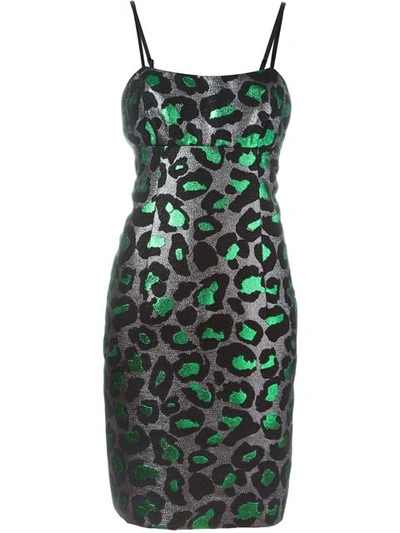 Marc By Marc Jacobs Animal Print Jacquard Dress In Multicolored