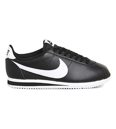 Shop Nike Classic Cortez Og Trainers In Black Grey White