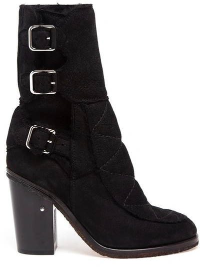 Laurence Dacade Merli Shearling Lined Boot In Black