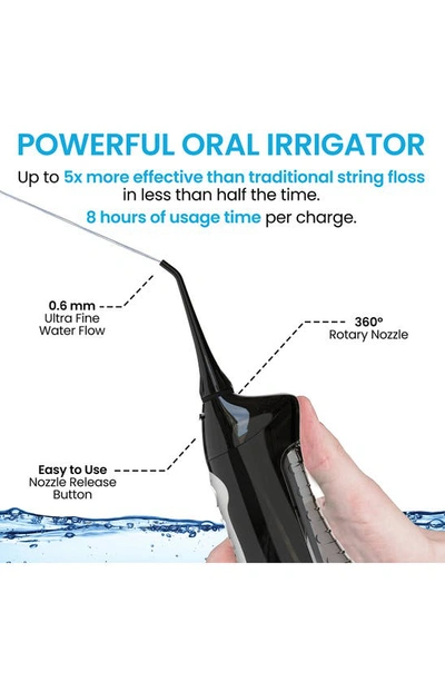 Aquasonic Aqua Flosser In Black