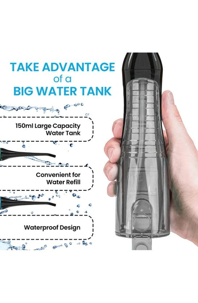 Aquasonic Aqua Flosser In Black
