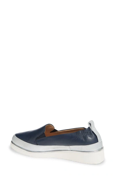 Ron White Nelleca Slip-on Sneaker In Navy/silve