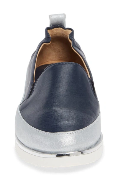 Ron White Nelleca Slip-on Sneaker In Navy/silve