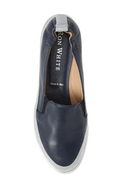 Ron White Nelleca Slip-on Sneaker In Navy/silve