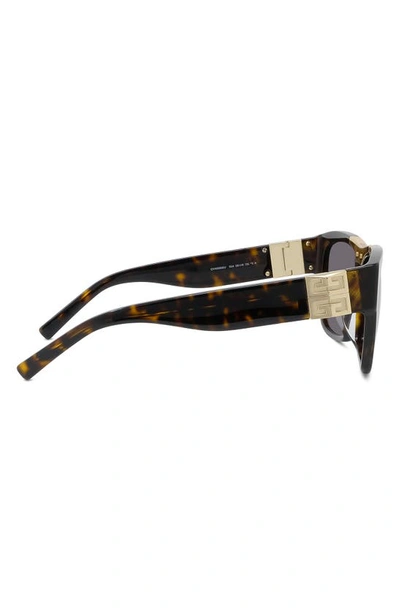 Shop Givenchy 58mm Square Sunglasses In Dark Havana / Smoke