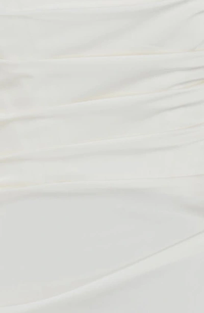 House Of Cb Toira Satin Corset Minidress In Ivory