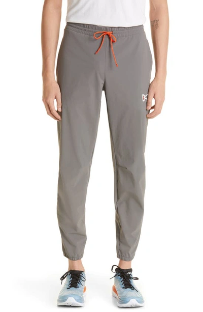 Shop District Vision Zanzie Water Resistant Stretch Nylon Joggers In Charcoal