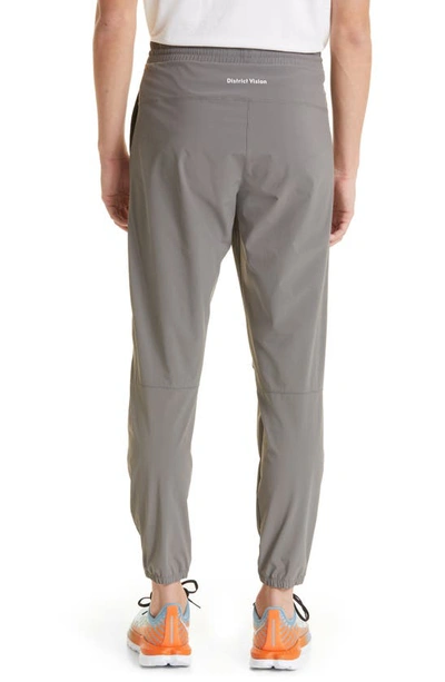 Shop District Vision Zanzie Water Resistant Stretch Nylon Joggers In Charcoal
