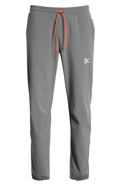 Shop District Vision Zanzie Water Resistant Stretch Nylon Joggers In Charcoal