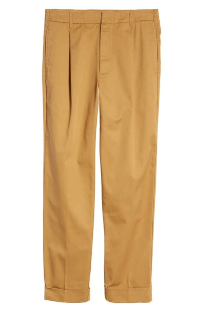 Shop Brixton Regent Reserve Trousers In Medal Bronze