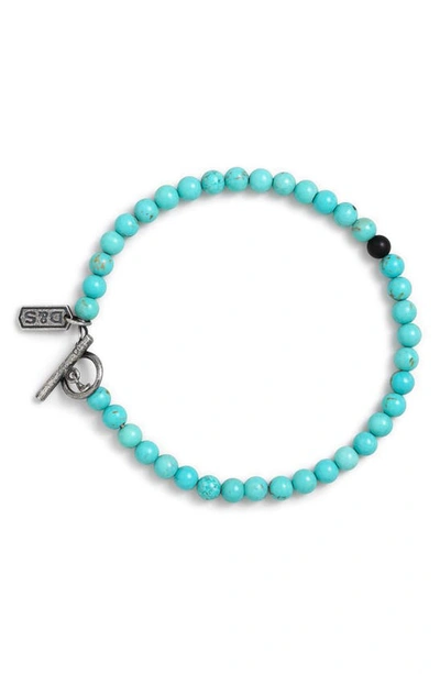 Shop Degs & Sal Beaded Bracelet In Turquoise