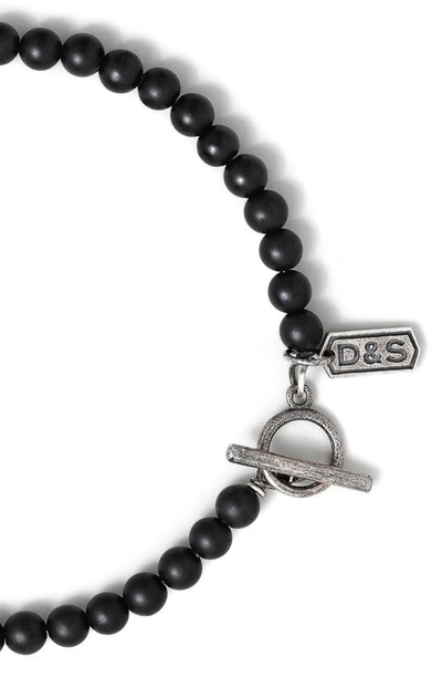 Shop Degs & Sal Beaded Bracelet In Black
