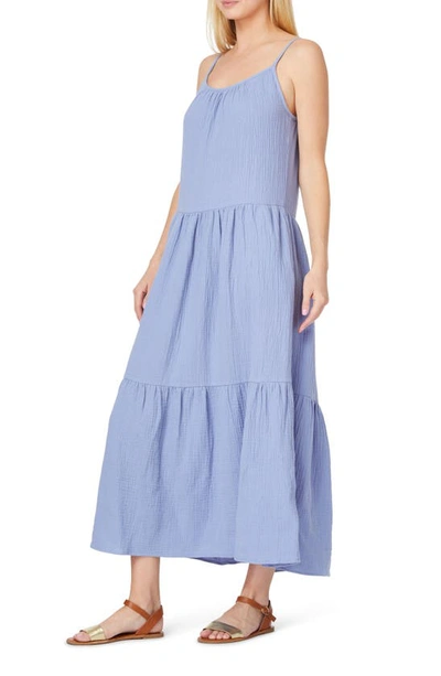 Shop C&c California Joy Tiered Gauze Maxi Dress In English Manor