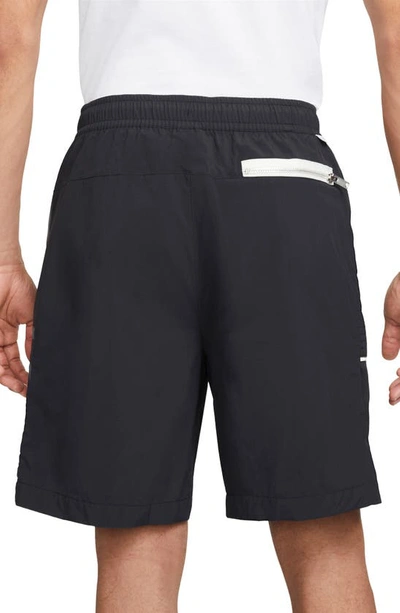 Nike Nylon Utility Shorts In Black/ Sail/ Ice Silver/ Black