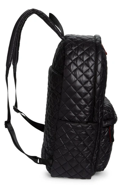 Shop Mz Wallace Metro Deluxe Backpack In Black