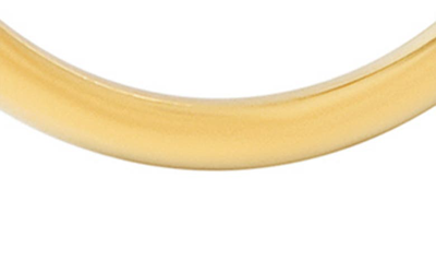 Shop Argento Vivo Sterling Silver Large Tubular Hoop Earrings In Gold