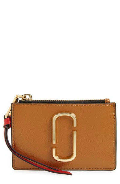 Shop Marc Jacobs Snapshot Leather Id Wallet In Cathay Spice Multi