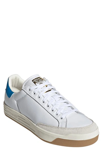 Shop Adidas Originals Rod Laver Vintage Sneaker In White/ White