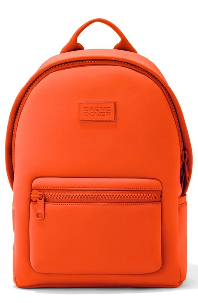 Shop Dagne Dover Medium Dakota Neoprene Backpack In Goji