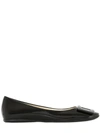 ROGER VIVIER 10Mm Gommette Patent Leather Ballerinas, Black