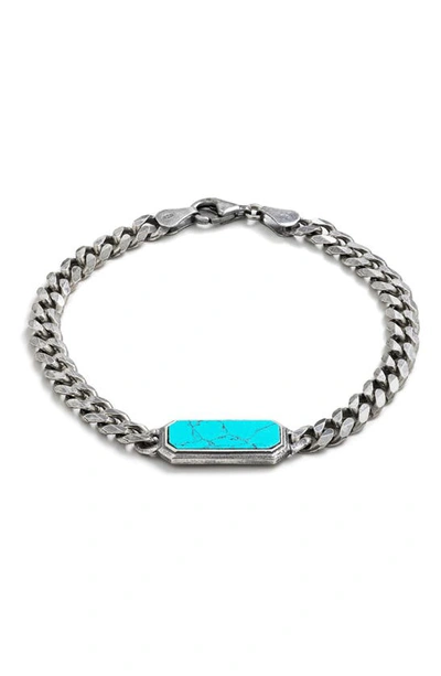Degs & Sal Turquoise Chain Bracelet In Turquoise