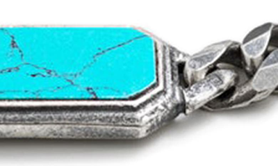 Degs & Sal Turquoise Chain Bracelet In Turquoise