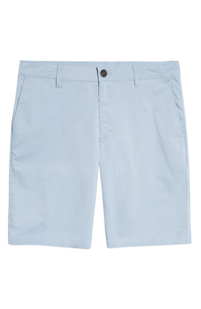Shop Faherty Movement Chino Shorts In Blue Drift