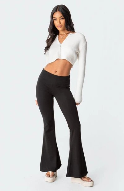 Edikted Naomi Flared Leggings In Black
