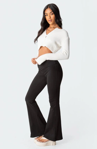 Edikted Naomi Flared Leggings In Black