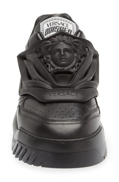 Shop Versace Odissea Sneaker In Black