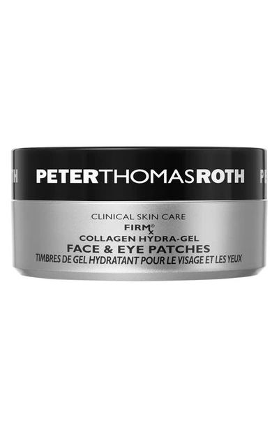 Peter Thomas Roth Unisex Firmx Collagen Hydragel Face Plus Eye Patches 30 Pairs In White