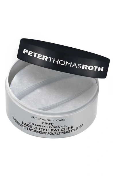 Peter Thomas Roth Unisex Firmx Collagen Hydragel Face Plus Eye Patches 30 Pairs In White