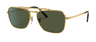 Shop Ray Ban Rb3636 919631 Navigator Sunglasses In Green