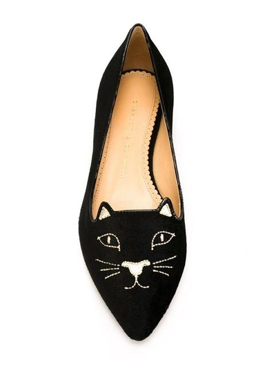 Shop Charlotte Olympia 'mid-century Kitty' Slippers