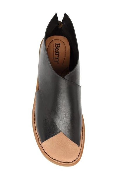 Shop Brn Iwa Sandal In Black Natural Leather