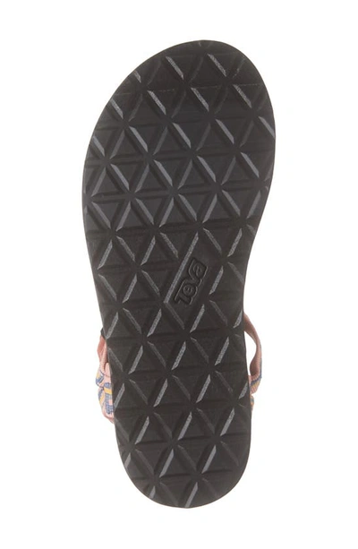 Shop Teva 'universal' Flatform Sandal In Ziggy Rose Tan