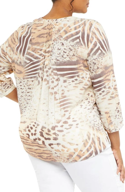 Shop Nydj Blouse In Wild Thing
